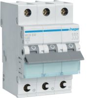 Wyłącznik nadprądowy 6kA 3P C 32A QuickConnect | MCS332 Hager