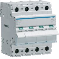 Modułowy rozłącznik izolacyjny 4P 125A 400VAC | SBN499 Hager