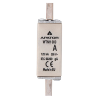 Wkładka bezpiecznikowa WTNH gG/gL, 120kA/500VAC, 20kA/250VDC (zwłoczna), WTNH 000 25A | 1115282106T Apator