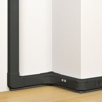 Listwa z pokrywą DLP 50X80, czarna | 075750 Legrand