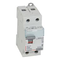 Wyłącznik różnicowo-prądowy P 302 2P 25A 300MA typ A serii DX3 | 411569 Legrand