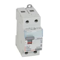 Wyłącznik różnicowo-prądowy P 302 2P 63A 300MA typ A serii DX3 | 411571 Legrand
