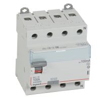 Wyłącznik różnicowo-prądowy P304 4P 100A 100mA typ A serii DX3 | 411773 Legrand