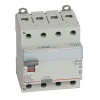 Wyłącznik różnicowo-prądowy P304 4P 25A 30mA typ HPI serii DX3 | 411694 Legrand
