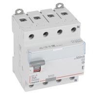 Wyłącznik różnicowo-prądowy P 304 4P 25A 500MA typ A serii DX3 | 411789 Legrand