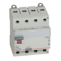 Wyłącznik różnicowo-prądowy P304 4P 40A 30mA typ AC serii DX3 | 411703 Legrand