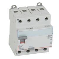 Wyłącznik różnicowo-prądowy P304 4P 63A 30mA typ HPI serii DX3 | 411696 Legrand