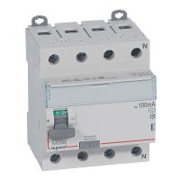 Wyłącznik różnicowo-prądowy P 304 4P 80A 100MA typ AC serii DX3 | 411715 Legrand