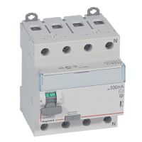 Wyłącznik różnicowo-prądowy P 304 4P 80A 500MA typ AC serii DX3 | 411735 Legrand