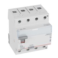 Wyłącznik różnicowo-prądowy P304 4P 63A 500mA typ AC serii TX3 | 411739 Legrand