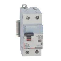 Wyłącznik różnicowo-nadprądowy P 312 2P C 16A 30MA typ A 10KA serii DX3 | 411296 Legrand