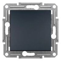 Przycisk bez ramki (zaciski śrub), antracyt, Asfora | EPH0800371 Schneider Electric