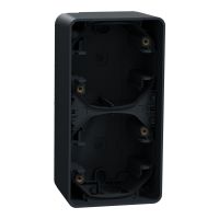 Podstawa naścienna 2x pionowa, antracyt, Mureva | MUR37912 Schneider Electric