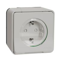 Gniazdo 2P+PE Schuko białe, Mureva | MUR39034 Schneider Electric