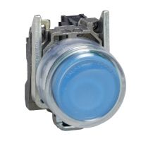 Przycisk sterowniczy Fi-22mm niebieski z samopowrotem EX | XB4BP61EX Schneider Electric