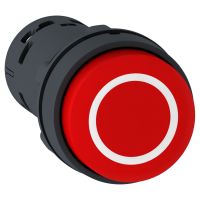 Przycisk monolityczny wystający czerwony samopowrotny ozn. "O" 1NO + 1NC, Harmony XB7 | XB7NL4532 Schneider Electric