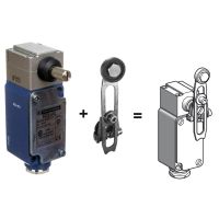 Łącznik krańcowy OsiSense XC XC2 J dźwignia z rolką 1 C/O | XC2JC10131H2 Telemecanique Sensors