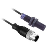 Czujnik indukcyjny OsiSense XS XS4 M12 L52mm PPS Sn4mm 24..240VAC/DC M12 0.8m | XS4P12MA230LD Telemecanique Sensors