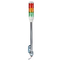 Kolumna świetlna bez buczyka Fi-40mm 3 elementy światło ciągłe LED 24V | XVC4B3 Schneider Electric