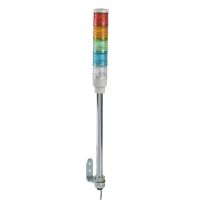 Kolumna świetlna bez buczyka Fi-40mm 5 elementów światło ciągłe LED 24V | XVC4B5 Schneider Electric