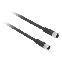 Kabel łączeniowy żeński/żeński 2 proste 3m 5 pinów M12 OsiSense XZ | XZCR1111064D3 Telemecanique Sensors