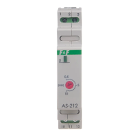 Automat schodowy AS-212 230V/16A montaż na szynie DIN | AS-212 F&F