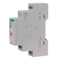 Automat zmierzchowy AZ-112-24V/16A montaż na szynie DIN z zewnętrzną sondą hermetyczną | AZ-112-24V F&F
