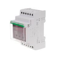 Ogranicznik z funkcją przekaźnika napięciowego, LCD, pomiar do 10kW, montaż na szynie DIN | OM-633 F&F