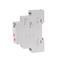 Przekaźnik czasowy rewersyjny PCR-513-24V styki 1NO/NC 24V AC/DC na szynę DIN | PCR-513-24V F&F