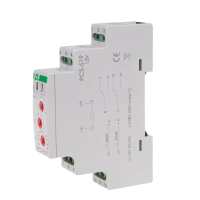 Przekaźnik czasowy 10-funkcyjny, z wejściami START i RESET, 12VAC/DC, 2 × NO/NC | PCS-519-12V F&F