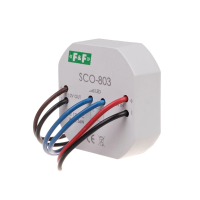 Ściemniacz oświetlenia SCO-803 LED z pamięcią montaż w puszce Fi60 zasilanie 12V DC 36W | SCO-803 F&F