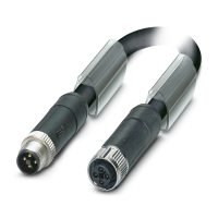 SAC-4P-M12MST/ 1,0-PUR/M12FST | 1408808 Phoenix Contact