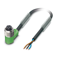 Kabel czujnika/urządzenia wykonawczego SAC-3P- 5,0-PUR/M12FR, 3-pin, czarno-szary (5m) | 1694525 Phoenix Contact