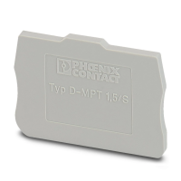 Pokrywa zamykająca D-MPT 1,5/S | 3248120 Phoenix Contact
