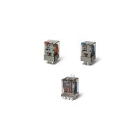 Przekaźnik przemysłowy 3 P; 10A; 24V DC; przycisk test. + mech. wskaźnik zadziałania | 60.13.9.024.0040 Finder