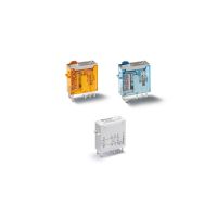 Miniaturowy przekaźnik przemysłowy 2 P; 8A; 230V AC; przycisk test. + LED + mech. wskaźnik zadziałan | 46.52.8.230.0054 Finder