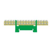 Listwa zaciskowa LZ 15/Z 15x16mm2, montowana na szynie, zielona | E.4022 Pawbol