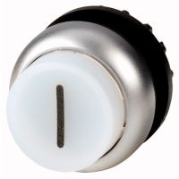 Napęd przycisku podświetlany bez samopowrotu, M22-DRLH-W-X1, biały RMQ-Titan M22 | 216807 Eaton