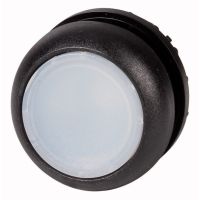 Napęd przycisku podświetlany z samopowrotem płaski, M22S-DL-W, biały RMQ-Titan M22 | 216924 Eaton