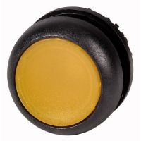 Napęd przycisku podświetlany z samopowrotem płaski, M22S-DL-Y, żółty RMQ-Titan | 216930 Eaton