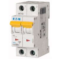 Wyłącznik nadprądowy 2-bieg. PLSM 10kA 25A C, PLSM-C25/2-MW | 242407 Eaton