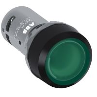 Przycisk monostabilny wklęsły 1NO, CP1-12G-10, zielony | 1SFA619100R1212 ABB