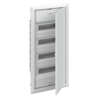 Obudowa p/t IP30 48M z ramką, drzwiami oraz listwami śrubowymi N+PE (zamiennik UK540E), UK648E3 | 2CPX077843R9999 ABB
