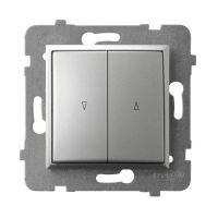Łącznik żaluzjowy z blokadą mechaniczną ŁP-7UB/m/18srebro, Aria | ŁP-7UB/m/18 Ospel