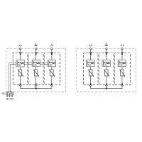 Ogranicznik przepięć do fotowoltaiki Typ 2 1000VDC SPPVRT2-10-2+PE | EP-501966 Eaton