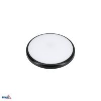 Oprawa plafoniera LED DIANA 16W 1600lm 4000K IP66 czujnik mikrofalowy z funkcją półcienia czarna | C36-PSF707-164-BL-MD Bemko