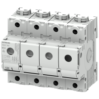Rozłącznik izolacyjny z bezpiecznikiem MINIZED, D02, 3-bieg.+N, In: 63 A, Un AC: 400 V | 5SG7163 Siemens