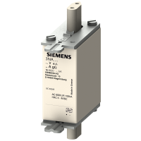Wkładka bezpiecznika niskonapięciowego wielkiej mocy, NH000, In: 25 A, gG, Un AC: 690 V, Un DC: 250V | 3NA3810-6 Siemens