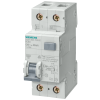 Wyłącznik różnicowo-nadprądowy kombinowany RCBO, 6 kA, 1P+N, typ A, 300mA char. C In: 6A Un AC: 230V | 5SU1656-7KK06 Siemens