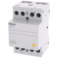 Stycznik instalacyjny z 4 zestykami zwiernymi, zestyk do AC 230V, 400V 40A sterowanie AC/DC | 5TT5040-2 Siemens